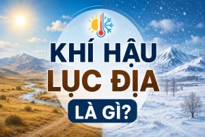 Khí hậu lục địa là gì?