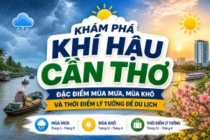 Khám Phá Khí Hậu Cần Thơ: Đặc Điểm Mùa Mưa, Mùa Khô và Thời Điểm Lý Tưởng Để Du Lịch