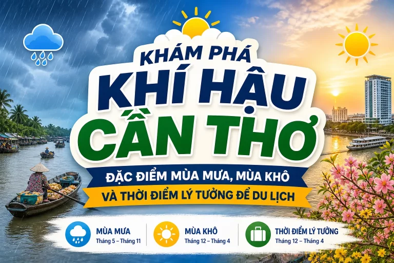 Khám Phá Khí Hậu Cần Thơ: Đặc Điểm Mùa Mưa, Mùa Khô và Thời Điểm Lý Tưởng Để Du Lịch